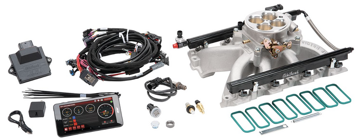 Edelbrock® GM LS1/LS3 Pro-Flo 4 EFI Traditional 4150-Style System with Tablet