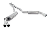 Stainless Works® (10-15) Camaro SS Chambered Round 304SS 3" Cat-Back System (Fits Ground Effects Package/OE Connect)