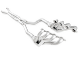 Stainless Works® (09-15) CTS-V 304SS 2" x 3" Long Tube Headers with Catted Mid-Pipes