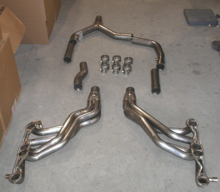 Stainless Works® (94-95) Camaro 304SS 1-3/4" x 2-1/2" Long Tube Headers with Catted Mid-Pipes