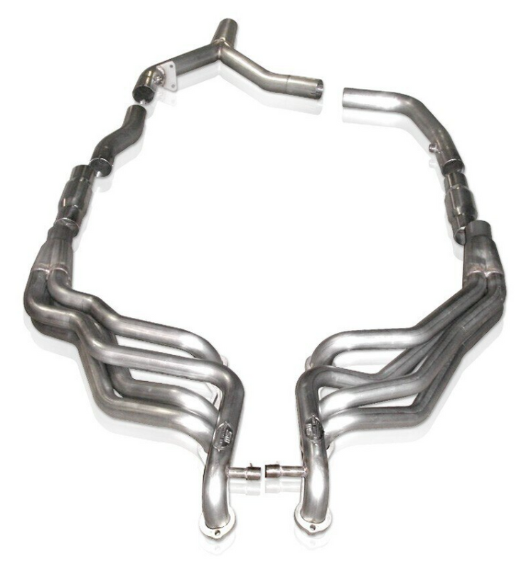 Stainless Works® (96-97) Camaro 304SS 1-3/4" x 2-1/2" Long Tube Headers with Catted Mid-Pipes