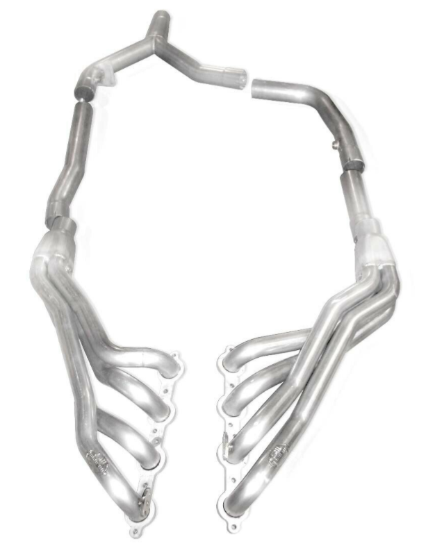 Stainless Works® 2000 Camaro 304SS 1-3/4" x 2-1/2" Long Tube Headers with Catted Mid-Pipes