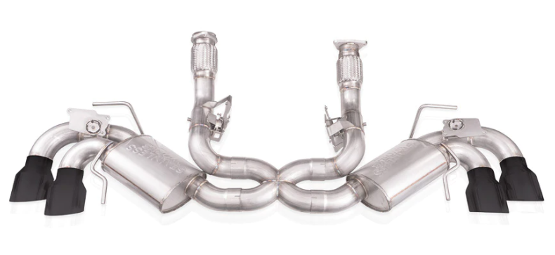 Stainless Works® (20-24) Corvette Stingray 304SS 3" Cat-Back System with 4-1/2" OD Tips
