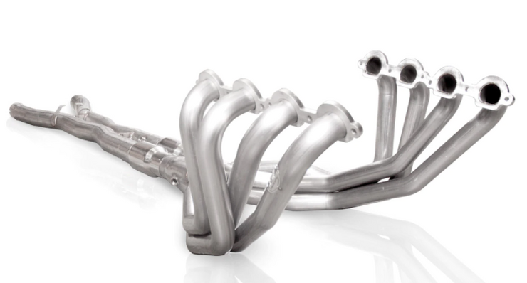 Stainless Works® (05-13) Z06/ZR1 304SS 3" D-Shaped Long Tube Headers with Catted X-Pipe