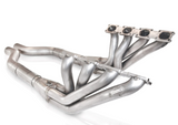 Stainless Works® (90-92) ZR1 LT5 304SS 2" x 2-1/2" Long Tube Headers with Catted Mid-Pipes