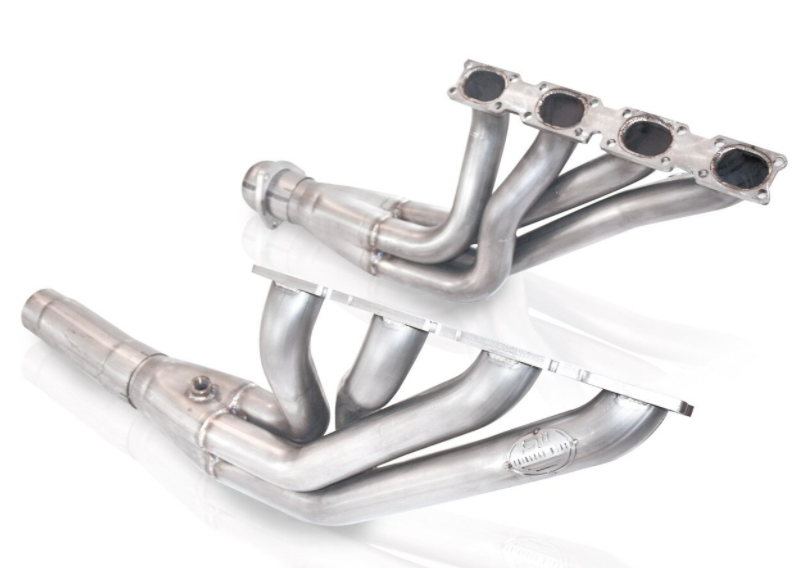 Stainless Works® (90-92) ZR1 LT5 304SS 2" x 2-1/2" Long Tube Headers with Catted Mid-Pipes