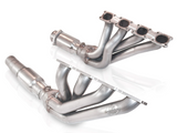 Stainless Works® (90-92) ZR1 LT5 304SS 2" x 2-1/2" Long Tube Headers with Catted Mid-Pipes