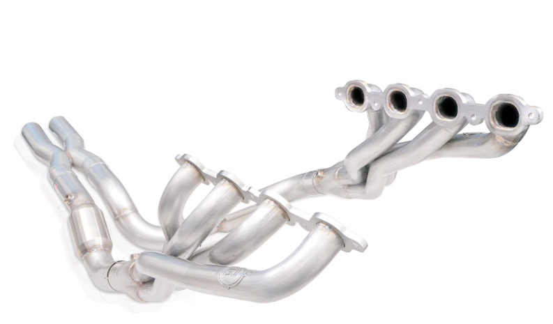 Stainless Works® (15-20) Tahoe/Yukon 304SS 1-7/8" x 3" Long Tube Headers with Catted Mid-Pipes
