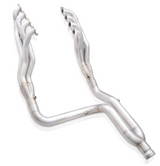Stainless Works® (15-20) Tahoe/Yukon 304SS 1-7/8" x 3" Long Tube Headers with Catted Mid-Pipes
