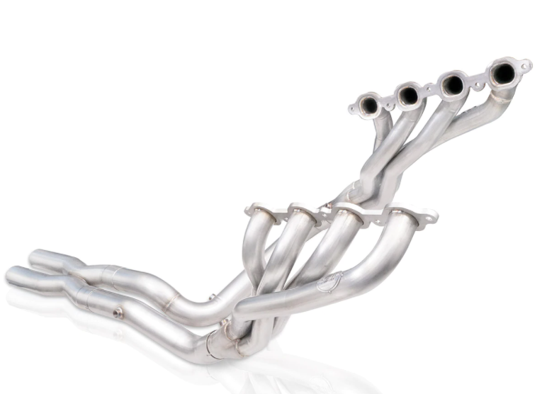 Stainless Works® (15-20) Tahoe/Yukon 304SS 1-7/8" x 3" Long Tube Headers with Catted Mid-Pipes