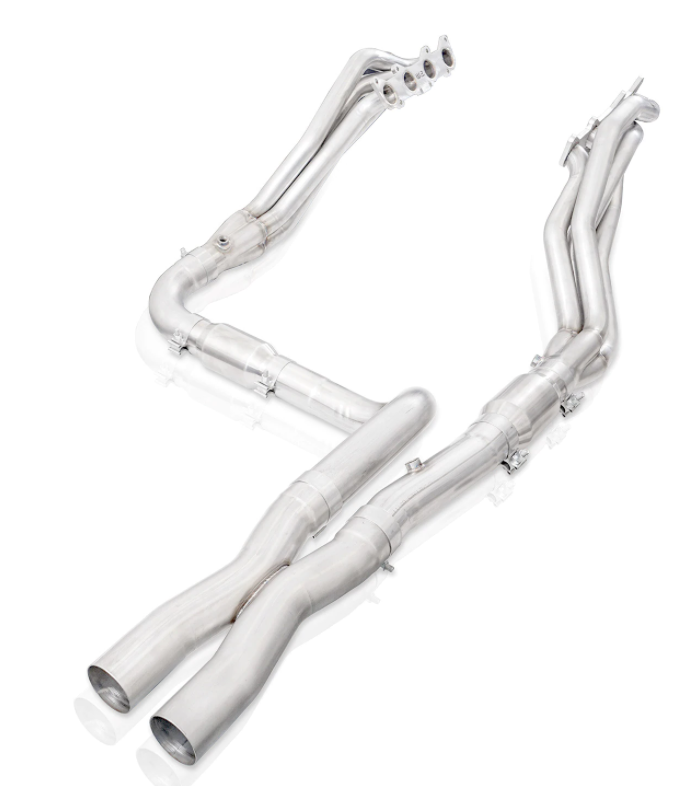 Stainless Works® (15-20) F-150 304SS 1-7/8" x 3" Long Tube Headers with Catted Mid-Pipes