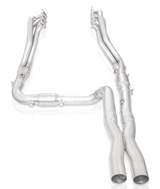 Stainless Works® (15-20) F-150 304SS 1-7/8" x 3" Long Tube Headers with Catted Mid-Pipes