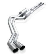 Stainless Works® (11-16) F-250/F-350 304SS 3" Dual Turbo Chambered Cat-Back System with X-Pipe