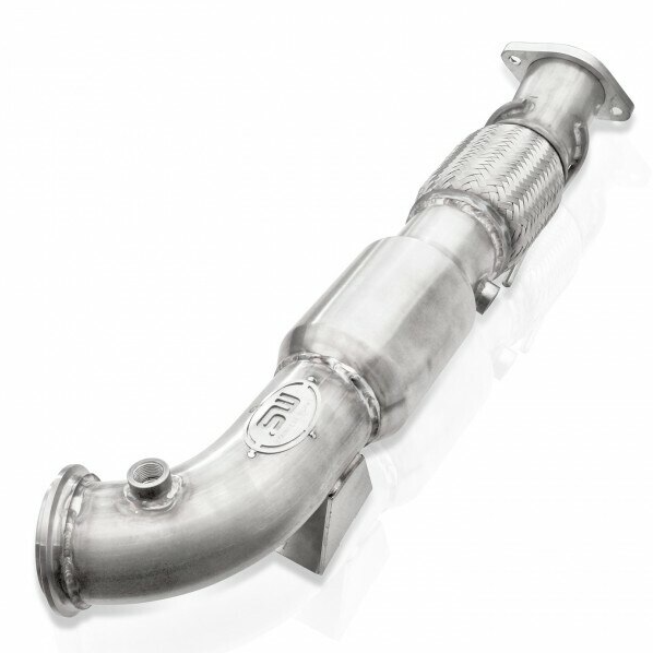 Stainless Works® (13-18) Focus ST 304SS 3" Catted Down Pipe