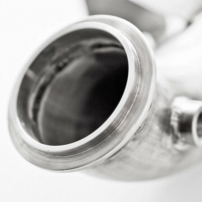 Stainless Works® (13-18) Focus ST 304SS 3" Catted Down Pipe