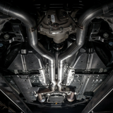Stainless Works® (18-23) Mustang GT 304SS 3" Legend Series Dual Turbo Chambered Cat-Back System without AEV (CLASSIC SOUND)
