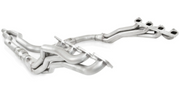 Stainless Power® (10-14) SVT Raptor 304SS 1-7/8" x 3" Long Tube Headers with Catted Mid-Pipes