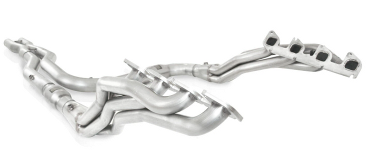 Stainless Works® (10-14) SVT Raptor 304SS 1-7/8" x 3" Long Tube Headers with Catted Mid-Pipes