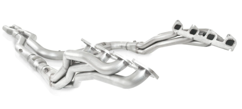 Stainless Power® (10-14) SVT Raptor 304SS 1-7/8" x 3" Long Tube Headers with Catted Mid-Pipes