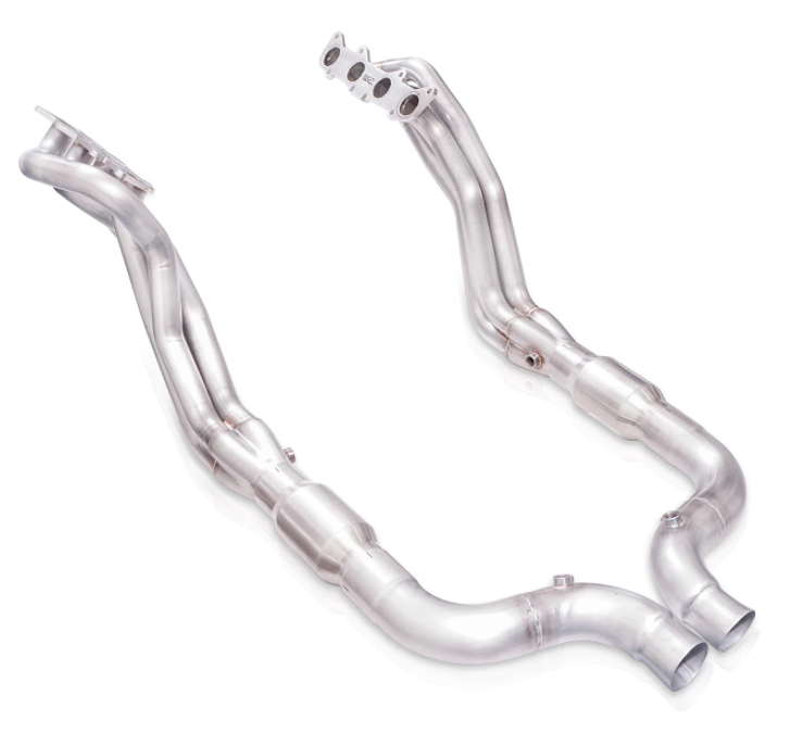 Stainless Works® (20-23) GT500 1-7/8" x 3" 304SS Long Tube Headers with Catted Mid-Pipes
