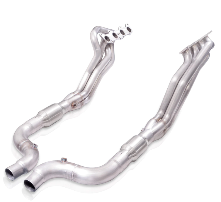 Stainless Works® (20-23) GT500 1-7/8" x 3" 304SS Long Tube Headers with Catted Mid-Pipes