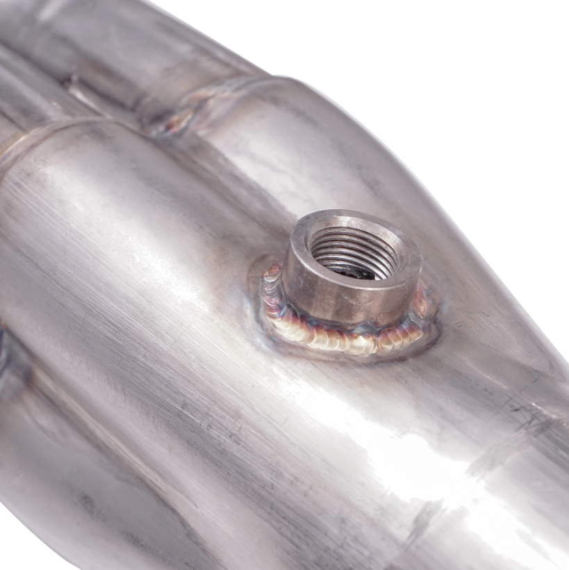 Stainless Works® (20-23) GT500 1-7/8" x 3" 304SS Long Tube Headers with Catted Mid-Pipes