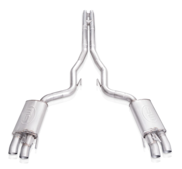 Stainless Works® (15-20) GT350/GT350R 304SS 3" Dual Turbo Chambered Cat-Back System