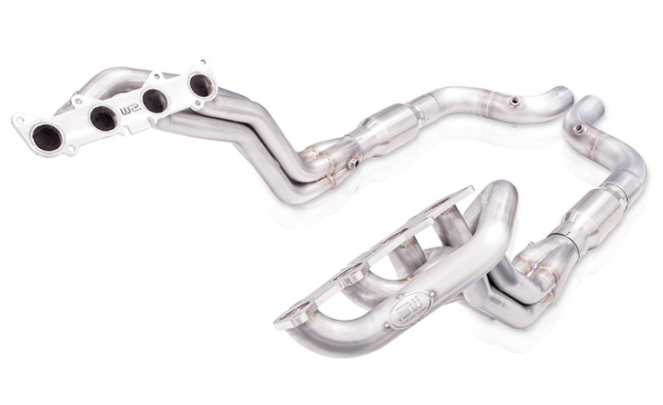 Stainless Works® (15-20) GT350/GT350R 304SS 1-7/8" x 3" Long Tube Headers with Catted Mid-Pipes