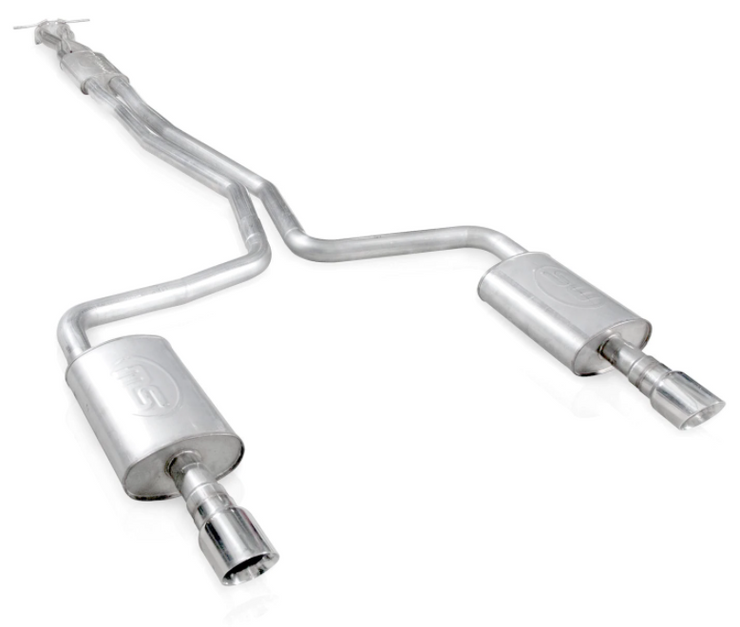 Stainless Works® (10-22) Taurus V6 304SS 2.5" Dual Turbo Chambered Cat-Back System