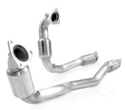 Stainless Works® (10-22) Taurus V6 2.5" SHO 304SS Catted Down Pipe