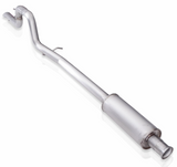 Stainless Works® (18-23) Wrangler JL 304SS 2.5" Retro Chambered Cat-Back System Rear Dump Exit