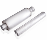 Stainless Works® (18-23) Wrangler JL 304SS 2.5" Retro Chambered Cat-Back System Rear Dump Exit
