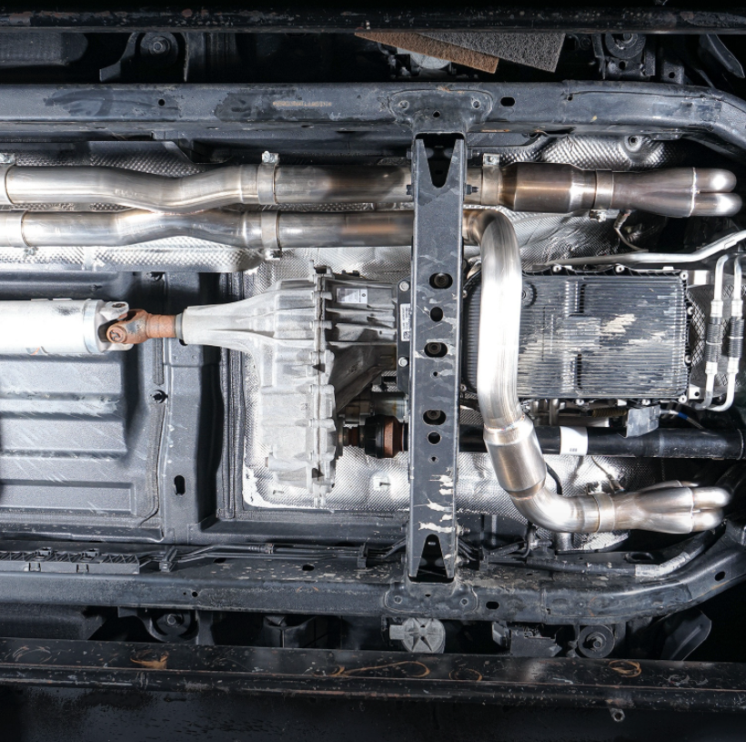 Stainless Works® (19-23) RAM 1500 304SS 1-7/8" x 3" Long Tube Headers with Catted Mid-Pipes