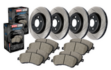 Stoptech® (16-24) Camaro SS 1-Piece Street Slotted Front/Rear Brake Kit (4-Piston Brembo Front Calipers)