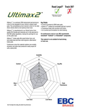 EBC® (05-10) Mopar V6 Ultimax OEM Replacement Pads