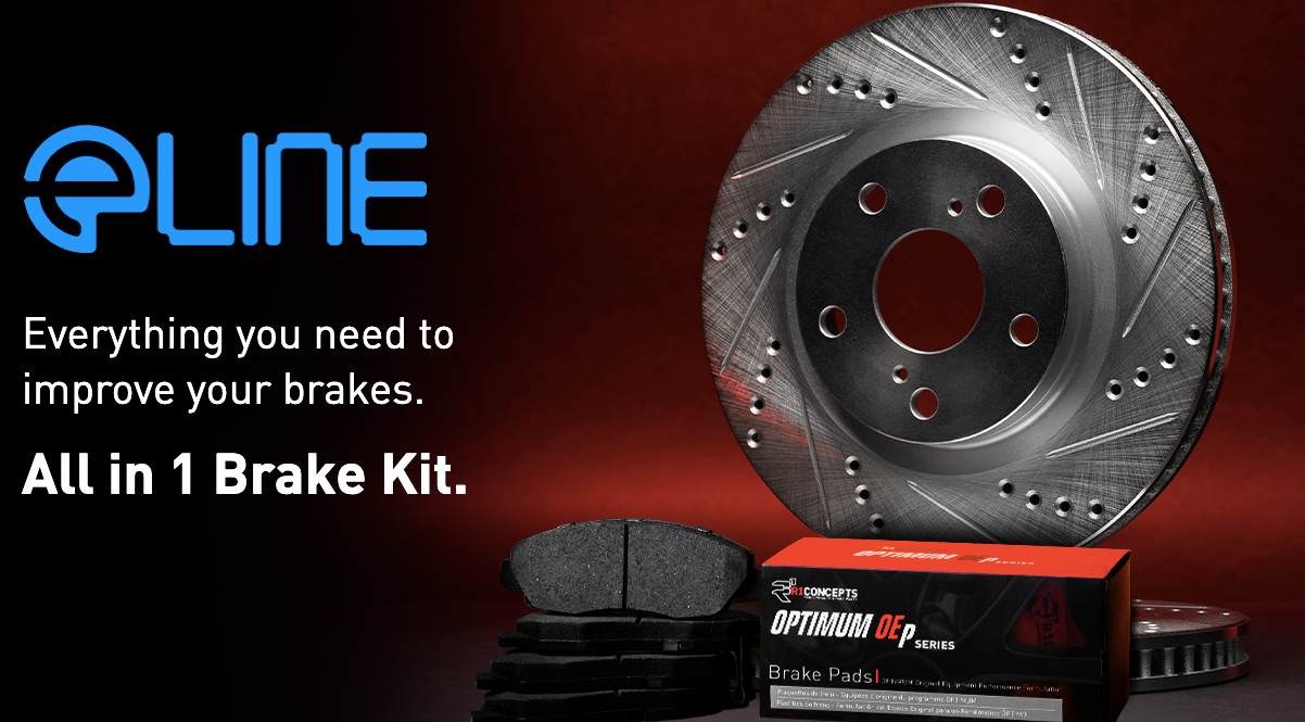 R1 Concepts® (11-23) Mopar 3.6L/5.7L ELine™ Drilled/Slotted Brake Kit