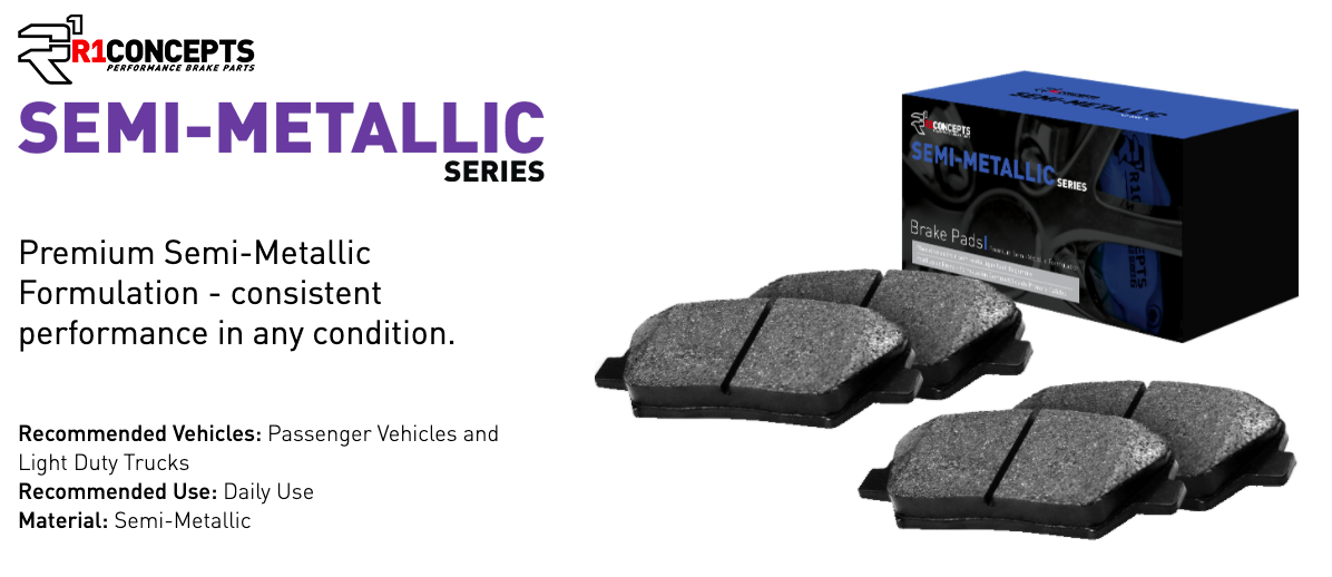 R1 Concepts® (11-23) Mopar SRT Semi-Metallic Series Brake Pads