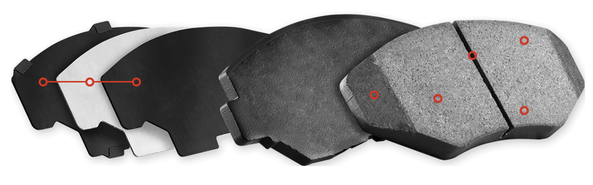 R1 Concepts® (16-24) Camaro SS Performance Sport Series Front Brake Pads (BREMBO 4-PISTON FRONT CALIPERS)