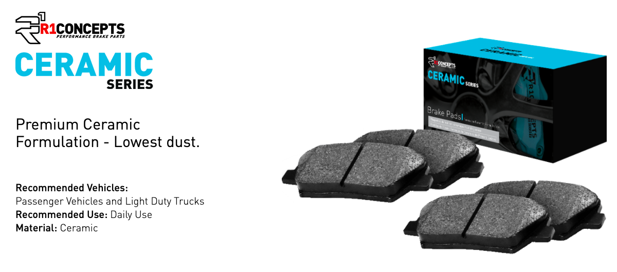 R1 Concepts® (11-23) Mopar 3.6L/5.7L Ceramic Series Brake Pads