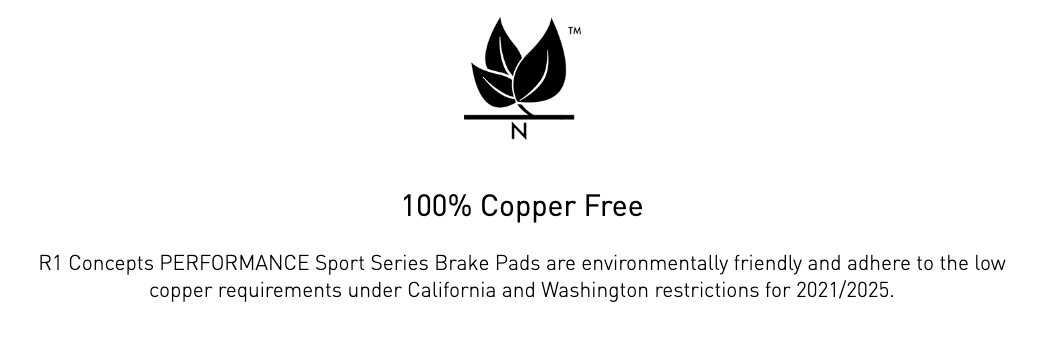 R1 Concepts® (10-15) Camaro SS Performance Off-Road/Tow Series Rear Brake Pads