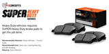 R1 Concepts® (15-23) Mustang GT Super Heavy Duty Series Rear Brake Pads (4-PISTON FRONT CALIPERS)