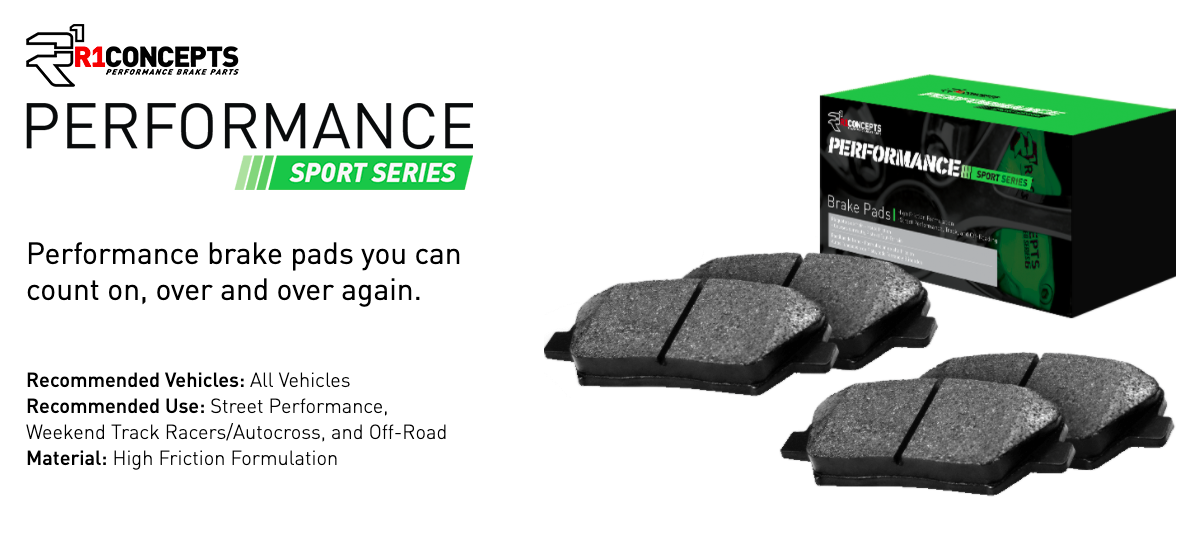 R1 Concepts® (93-97) Camaro/Firebird Performance Sport Series Brake Pads