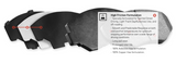 R1 Concepts® (15-23) Mustang EcoBoost Performance Sport Series Rear Brake Pads (4-PISTON FRONT CALIPERS)