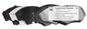 R1 Concepts® (07-12) GT500 Ceramic Series Brake Pads