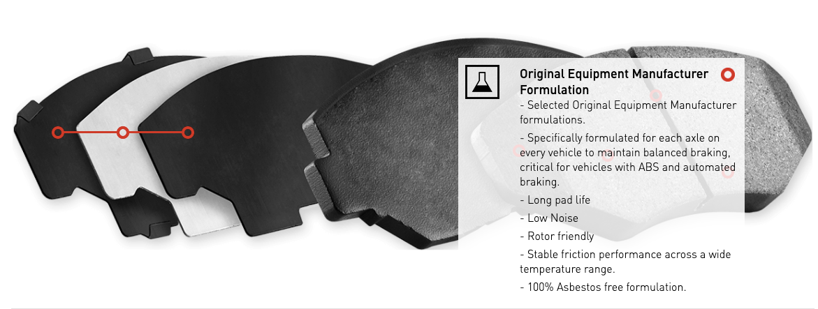 R1 Concepts® (13-14) GT500 Optimum OEp Series Brake Pads
