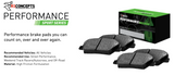 R1 Concepts® (11-14) Mustang GT Performance Sport Series Front Brake Pads (MANUAL TRANSMISSION)