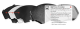 R1 Concepts® (11-14) Mustang GT Performance Sport Series Front Brake Pads (MANUAL TRANSMISSION)