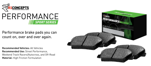 R1 Concepts® (05-10) Mustang GT Performance Sport Series Brake Pads