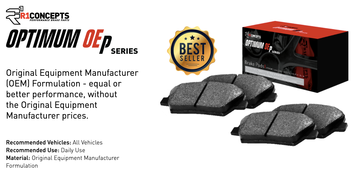R1 Concepts® (05-10) Mustang V6 Optimum OEp Series Brake Pads