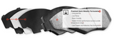 R1 Concepts® (17-19) Corvette Grand Sport Semi-Metallic Series Brake Pads (Carbon Ceramic Rotors)